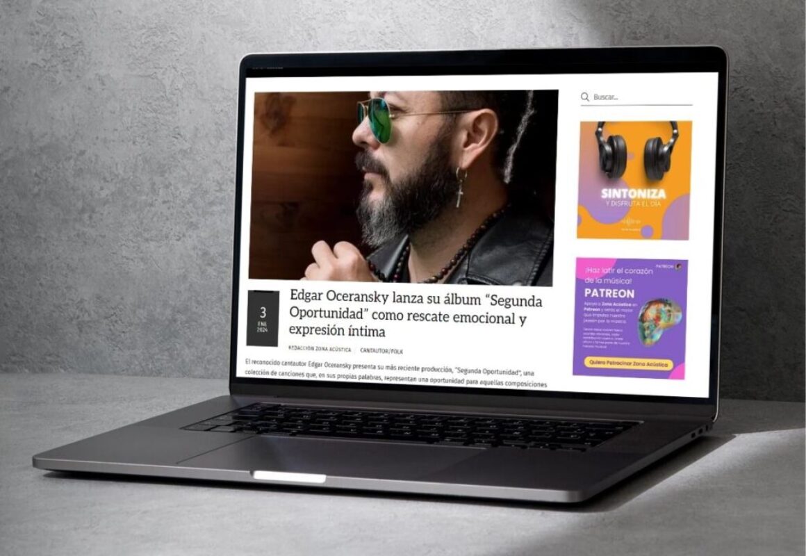 Edgar Oceransky lanza su álbum “Segunda Oportunidad” como rescate emocional y expresión íntima