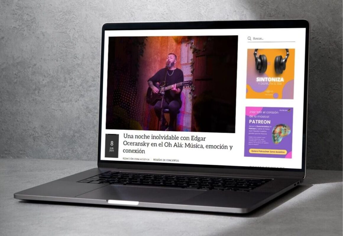 Una noche inolvidable con Edgar Oceransky en el Oh Alá Música, emoción y conexión