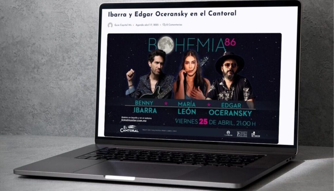 Vive una velada Romántica con María León, Benny Ibarra y Edgar Oceransky en el Cantoral