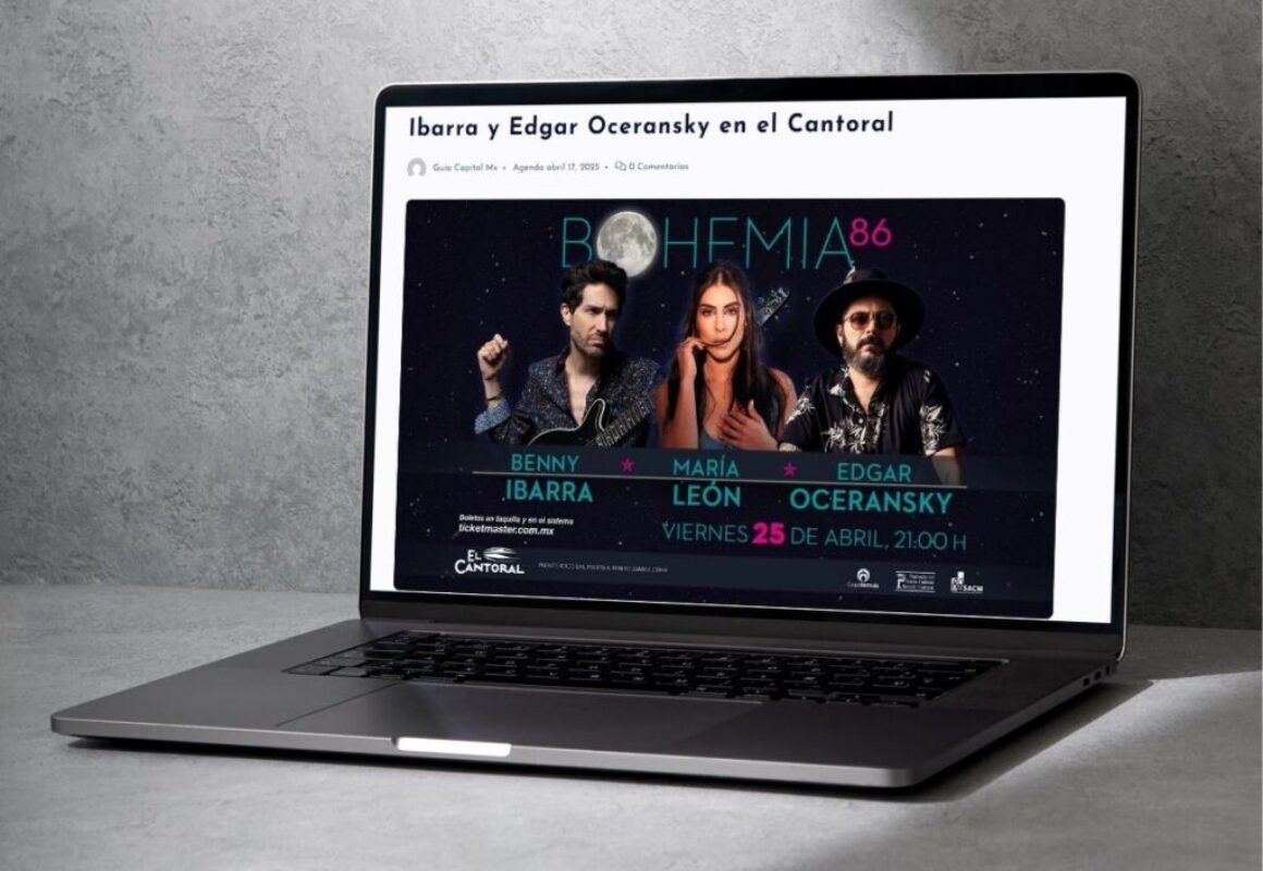 Vive una velada Romántica con María León, Benny Ibarra y Edgar Oceransky en el Cantoral